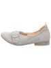 Think! Leren ballerina's grijs