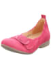 Think! Leren ballerina's roze