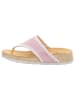 Think! Leder-Zehentrenner in Rosa