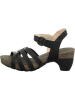 Think! Leren haksandalen zwart