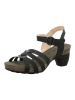 Think! Leren haksandalen zwart
