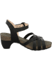 Think! Leren haksandalen zwart