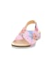 Think! Leder-Sandalen in Rosa/ Bunt