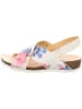 Think! Leren sandalen wit/meerkleurig