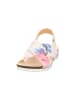 Think! Leren sandalen wit/meerkleurig