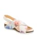 Think! Leren sandalen wit/meerkleurig