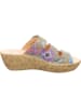 Think! Leren sleehakinstappers beige/meerkleurig