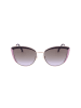 Carolina Herrera Damen-Sonnenbrille in Gold/ Grau