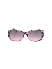 Carolina Herrera Damskie okulary przeciwsłoneczne w kolorze beżowo-czarno-fioletowym