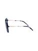 Carolina Herrera Damen-Sonnenbrille in Dunkelblau/ Gold