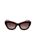 Carolina Herrera Dameszonnebril bruin-rood/lichtbruin