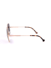 Carolina Herrera Damen-Sonnenbrille in Gold/ Braun