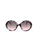 Carolina Herrera Damen-Sonnenbrille in Braun-Lila/ Grau