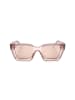 Jimmy Choo Damskie okulary przeciwsłoneczne w kolorze beżowym