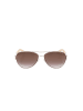 Jimmy Choo Damen-Sonnenbrille in Gold/ Hellbraun
