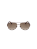 Jimmy Choo Damen-Sonnenbrille in Silber/ Hellbraun