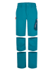 Trollkids Spodnie funkcyjne Zip-Off "Preikestolen Double Zip-Off" w kolorze niebieskim