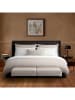 Chevignon Satijnen beddengoedset "Canards" taupe/wit