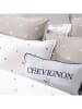 Chevignon Satijnen beddengoedset "Canards" taupe/wit