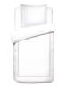 Chevignon Satijnen beddengoedset "Saint-Tropez" wit/taupe