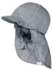 MaxiMo Pet met nekbescherming blauw/wit