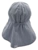 MaxiMo Pet met nekbescherming blauw/wit