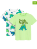 COOL CLUB 2er-Set: Shirts in Grün/ Hellblau