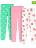 COOL CLUB 3er-Set: Leggings in Grün/ Rosa/ Weiß