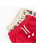 COOL CLUB 2er-Set: Shorts in Rot/ Beige