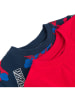 COOL CLUB 2er-Set: Shirts in Dunkelblau/ Rot