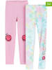 COOL CLUB 2er-Set: Leggings in Rosa/ Bunt