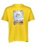 Nike Shirt "Mountains" in Gelb