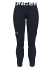 Under Armour Legginsy sportowe "Authentics" w kolorze granatowym