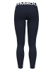 Under Armour Legginsy sportowe "Authentics" w kolorze granatowym