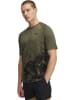 Under Armour Trainingsshirt in Khaki/ Schwarz
