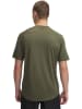 Under Armour Trainingsshirt in Khaki/ Schwarz