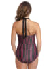 Pussy Deluxe Badeanzug in Schwarz/ Rot
