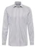 Eterna Hemd - Slim fit - in Grau/ Weiß
