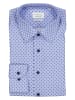 Eterna Blouse - modern fit - lichtblauw/blauw