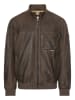 Camel Active Lederjacke in Dunkelbraun