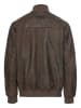 Camel Active Lederjacke in Dunkelbraun