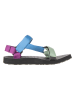 Teva Trekkingsandalen in Hellblau/ Schwarz