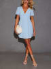 Milan Kiss Kleid in Hellblau