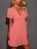 Milan Kiss Kleid in Koralle