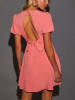 Milan Kiss Kleid in Koralle