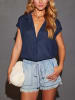 Milan Kiss Blouse donkerblauw