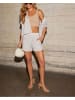 Milan Kiss 2-delige outfit taupe/wit