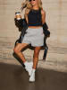 Milan Kiss Shorts in Hellgrau