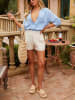 Milan Kiss Shorts in Creme