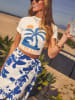 Milan Kiss Pareo wit/blauw